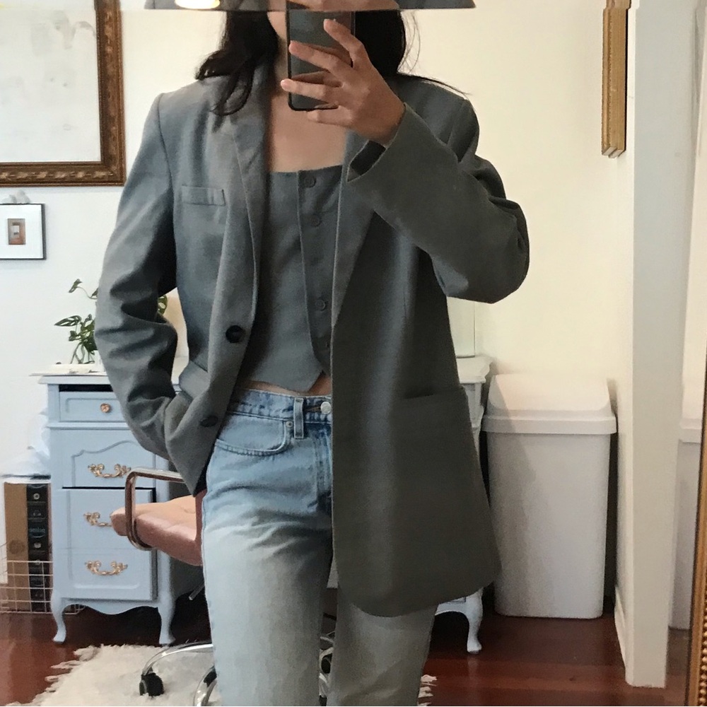 H&M Grey Blazer Size S